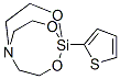 1-(2-チエニル)-2,8,9-トリオキサ-5-アザ-1-シラビシクロ[3.3.3]ウンデカン 化学構造式