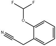 2-(二氟甲氧基)苯基乙腈 结构式