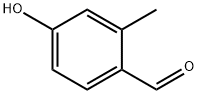 2-甲基-4-羟基苯甲醛 结构式