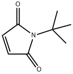 1-叔丁基-2,5-二氢-1H-吡咯-2,5-二酮,4144-22-3,结构式