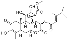 鸦胆亭 结构式