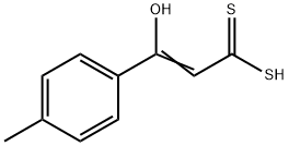 3-Hydroxy-3-(4-methylphenyl)propenedithioic acid Structure
