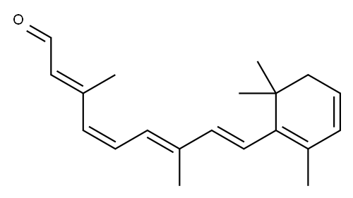 11-cis-3,4-Didehydro Retinal 结构式