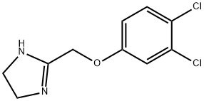 2-[(3,4-ジクロロフェノキシ)メチル]-2-イミダゾリン 化学構造式