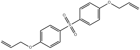 1,1'-砜基双[4-(2-丙烯)氧基苯],41481-63-4,结构式