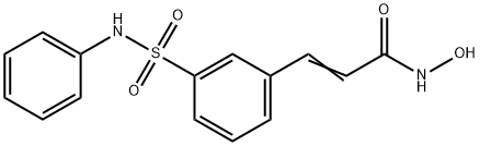 贝利司他(PXD101) 结构式