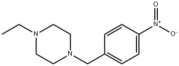 1-ETHYL-4-(4-NITROBENZYL)PIPERAZINE Struktur