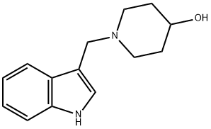 1-(1H-吲哚-3-基甲基)哌啶-4-醇, 414881-63-3, 结构式