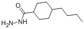 Cyclohexanecarboxylic acid, 4-butyl-, hydrazide (9CI) Struktur