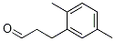 Benzenepropanal, 2,5-diMethyl- Structure