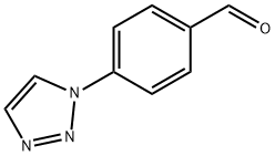 4-(1H-1,2,3-トリアゾール-1-イル)ベンズアルデヒド 化学構造式