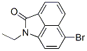 6-ブロモ-1-エチルベンゾ[cd]インドール-2(1H)-オン 化学構造式