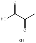 Potassium pyruvate Struktur