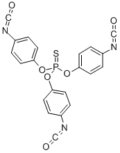 Tris(4-isocyanatophenyl) thiophosphate Structure