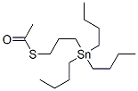 Thioacetic acid S-[3-(tributylstannyl)propyl] ester Structure