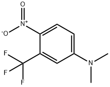 5-二甲氨-2-硝基三氟甲苯 结构式