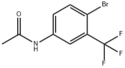 5-乙酰胺基-2-溴三氟甲苯 结构式