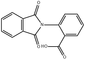 2-(1,3-ジオキソ-1,3-ジヒドロ-2H-イソインドール-2-イル)安息香酸 化学構造式
