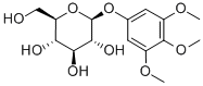 3,4,5-三甲氧基苯基 β-D-吡喃葡萄糖苷,41514-64-1,结构式