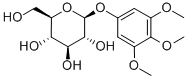 3,4,5-TRIMETHOXYPHENYL B-D-GLUCOPYRANOSIDE Structure