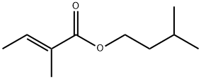 (E)-2-甲基巴豆酸异戊酯, 41519-18-0, 结构式