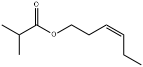 CIS-3-HEXENYL ISOBUTYRATE Structure