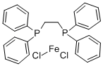 [1,2-Bis(diphenyphosphino)ethane]dichloroiron(II) Struktur