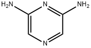 ピラジン-2,6-ジアミン 化学構造式