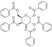 五-O-苯甲酰基-ALPHA-D-吡喃半乳糖, 41545-55-5, 结构式