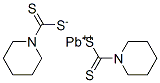 ビス(1-ピペリジンカルボジチオ酸)鉛(II) 化学構造式