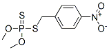 Dithiophosphoric acid O,O-dimethyl S-(4-nitrobenzyl) ester Struktur