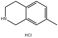 7-METHYL-1,2,3,4-TETRAHYDRO-ISOQUINOLINE HYDROCHLORIDE Structure