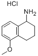 5-METHOXY-1,2,3,4-TETRAHYDRO-NAPHTHALEN-1-YLAMINE HYDROCHLORIDE Structure