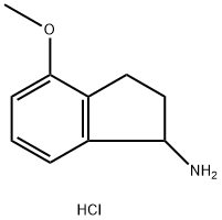 4-METHOXY-INDAN-1-YLAMINE HYDROCHLORIDE Structure