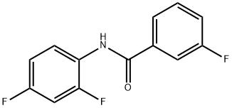 Benzamide, N-(2,4-difluorophenyl)-3-fluoro- (9CI) Structure