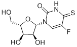 5-FLUORO-4-THIOXO-1-(β-L-RIBOFURANOSYL)URACIL Struktur
