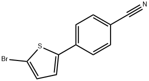 4-(5-ブロモ-2-チエニル)ベンゾニトリル 化学構造式
