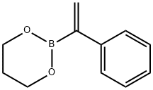 2-(1-フェニルビニル)-1,3,2-ジオキサボリナン 化学構造式