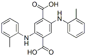 2,5-bis[(methylphenyl)amino]terephthalic acid Structure