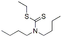 Dibutyldithiocarbamic acid ethyl ester Structure