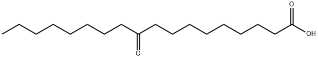 Octadecanoic acid, 10-oxo- Structure