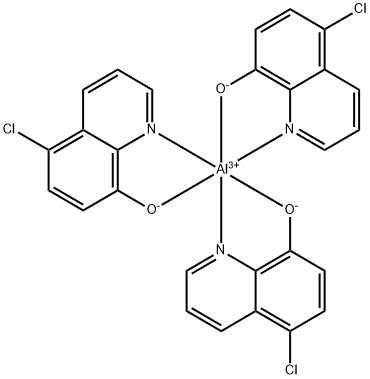 ALUMINUM 5-CHLORO-8-HYDROXYQUIN-OLINATE Struktur