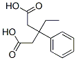 3-エチル-3-フェニルペンタン二酸 化学構造式