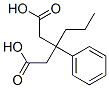 3-phenyl-3-propylglutaric acid  Struktur