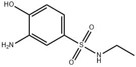 3-アミノ-4-ヒドロキシ-N-エチルベンゼンスルホンアミド 化学構造式