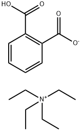 邻苯二甲酸 单(四乙基铵) 盐, 41606-94-4, 结构式
