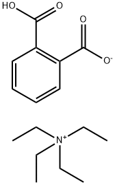 TETRAETHYLAMMONIUM HYDROGEN PHTHALATE, ELECTROCH. GRADE 化学構造式