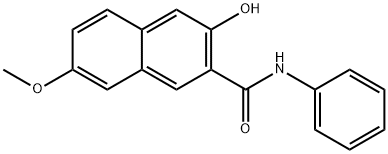 3-hydroxy-7-methoxy-N-phenylnaphthalene-2-carboxamide 结构式
