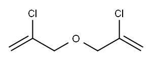 3,3'-オキシビス(2-クロロ-1-プロペン) 化学構造式