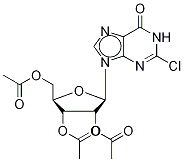 2-Chloroinosine 3’,4’,6’-Triacetate Struktur